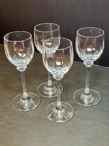 "Juego de 4 paneles ópticos Mikasa Crystal Stephanie Cordial Glass 6"" envío gratuito" - Imagen 1 de 7