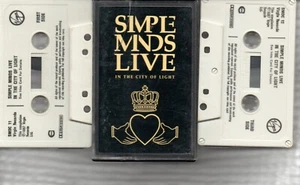 SIMPLE MINDS - Live In The City Of Light - Double Cassette Tape Album - Picture 1 of 2