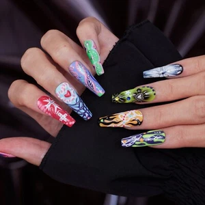 Acidic SodaHand|crafted with Mastery |New Trend for Fashionable Fingertips|Press - Picture 1 of 10