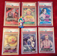 PSA 10 One Piece Card Game Paramount War Complete Box Topper Set 6 of 6 English