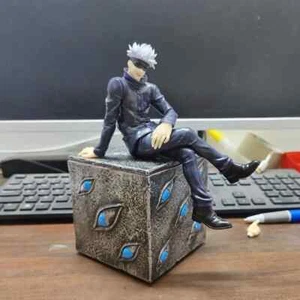 10cm Anime Jujutsu Kaisen Figuren Prison Realm Satoru Gojo Action Figuren PVC - Bild 1 von 15