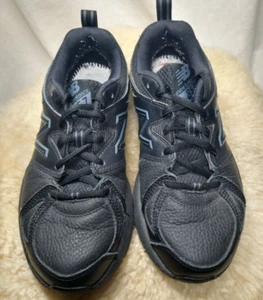NEW BALANCE 857 WOMENS CROSS TRAINING RUNNING SHOE WX857AB2 SIZE 6 BLACK / BLACK - Imagen 1 de 15