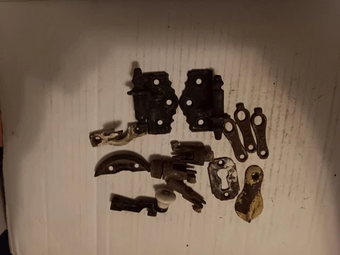 Vintage Old Architectural Hardware, Shutter Hooks Window Latch Etc Cover