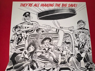 Folleto de boletos grupales raros de los New Jersey Devils 1986-87 Meadowlands Arena NHL  Foto 1 de 4