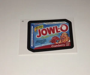 2010 Topps Wacky Packages Serie 7 #45 Jowl-O Cramberry Jiggle Freely Karte - Bild 1 von 2
