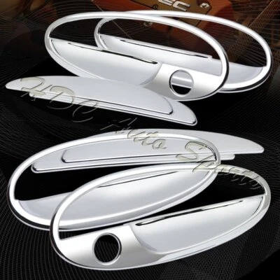 Kit de acabamento de tampa de maçaneta de porta cromada espelho Pontiac Grand Prix 2000-2008 - Imagem 1 de 3