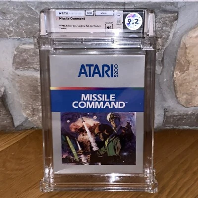 Brand New Atari 5200 Missile Command WATA 9.2 Factory Sealed 1982 Graded Game - Image 1 of 4