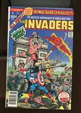 The Invaders Annual #1 - 1st. App. Agent Axis. Alex Schomburg Cover.  (6.5) 1977