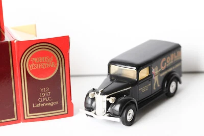 Matchbox 1:43 Y-12 1937 G.M.C. Lieferwagen schwarz Goblin in OVP (311015) #5923# - Bild 1 von 3