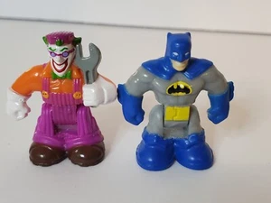 2 Fisher-Price GeoTrax DC Super Friends Batman Joker action figures - Picture 1 of 3
