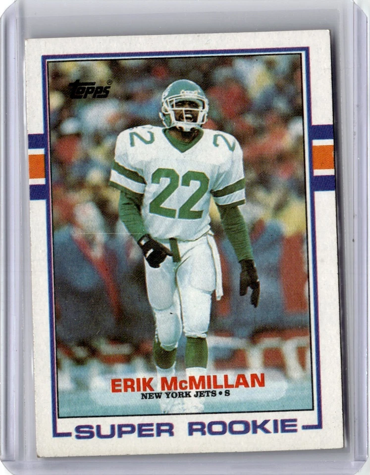 1989 Topps Erik McMillan Football Card New York Jets #223 - Image 1 of 2