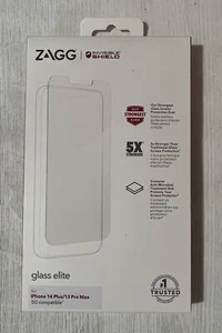 ZAGG iPhone 14 Plus / 13 Pro Max InvisibleShield Glass Elite Screen Protector - Picture 1 of 1