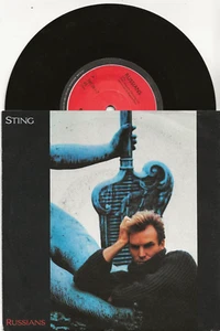 STING RUSSIANS 1986 SINGLE FROM ITALY, MINT - Picture 1 of 2