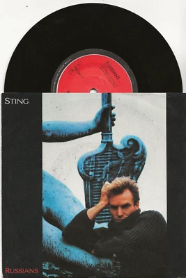 STING RUSSIANS 1986 SINGLE FROM ITALY, MINT - Image 1 of 2