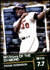 Frank Robinson 2020 Topps WARriors of the Diamond 5x7 Gold #WOD-43 /10 Orioles 