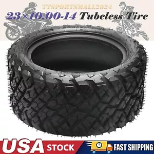 23x10-14 23x10.00-14 Tubeless Tire For Taotao Golf Cart ATV UTV Buggy Lawn Mower - Picture 1 of 13