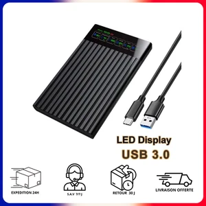 External Hard Drive Enclosure SATA 2.5 USB 3.0 Rugged Fast Reliable - Picture 1 of 4