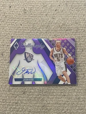 Jason Kidd 2023 Phoenix Caligrafía Púrpura Autógrafo #22/49 Foto 1 de 2