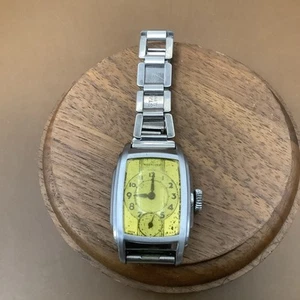 RARE Vintage 1930s ArtDeco Westclox Men’s Watch Rectangular ,USA, SubDial. Inop - Picture 1 of 6