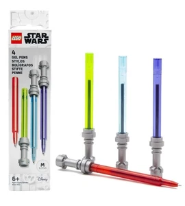 LEGO STAR WARS Lightsaber Gel Pen 4 Pack - Picture 1 of 1