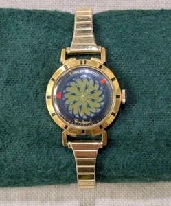 Vtg. Ernest Borel Kaleidoscope Cocktail Watch 17J - Picture 1 of 8
