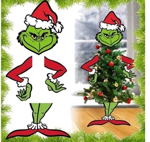 Decoraciones para árbol pequeño de vacaciones/navidad Grinch Navidad  - Imagen 1 de 8