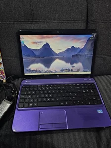 K1101 HP Pavilion G6 2292SA  15.6" Laptop i5 3210m 6Gb R 128gb S W 10 RED/purple - Picture 1 of 13