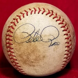 1968-69 PETE ROSE Signed Ball vtg Mutli player Auto 60s Reds Team signature JSA - Picture 1 of 9