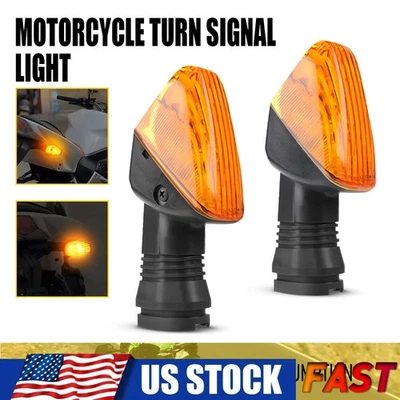 Par de luces indicadoras de señal de giro delanteras/traseras ámbar para KAWASAKI NINJA 650R 1000 Foto 1 de 4
