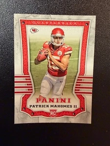 2017 PANINI FOOTBALL ROOKIE CARD KANSAS CITY CHIEF PAT MAHOMES #104 - Picture 1 of 1