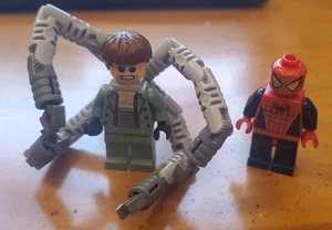 Lego Spiderman 2 Doc Oc And Spiderman Minifigs From Bank Heist Set - Picture 1 of 1