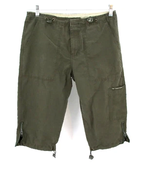 L.E.I. Hiking Shorts Men Size Small Army Green Nylon Adjustable Hem & Waist - Image 1 of 4