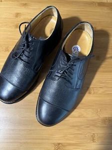 Tauer Johnson Gummistiefel Derby schwarz Kalbs-/Hirschleder Herren Größe 8,5 2E - Bild 1 von 8