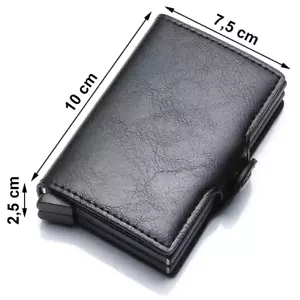 Slim Wallet Kreditkartenetui RFID Schutz Portmonee Geldbörse Accessoires Fashion - Bild 1 von 27