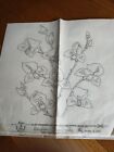 Vintage Deighton's 'SilverTex' Embroidery Transfer: Orchid Flowers