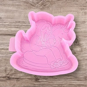 Ghostface en molde Floatie Freshie! - Imagen 1 de 1