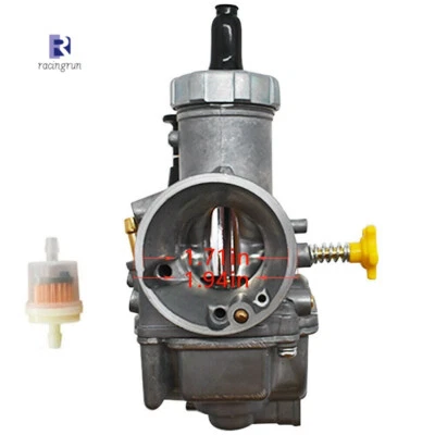 For Kawasaki KX80 KX100 Suzuki RM80 RM85 RM85L Carburetor Racing Keihin PE28 - Image 1 of 4