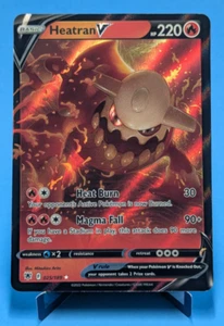 Juego de cartas coleccionables Pokémon Heatran V 025/189 2022 ultra raro holograma resplandor astral casi como nuevo - Imagen 1 de 3
