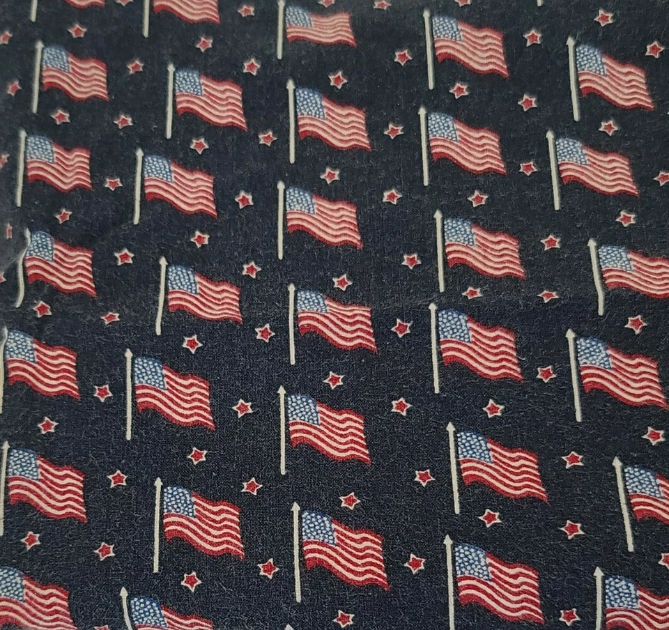 Tela Estados Unidos de América EE. UU. Bandera Máscara Costura Artesanía 35x45" Patriótica EE. UU. Foto 1 de 4