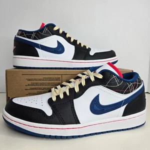 Air Jordan 1 Low SE Industrial Blue Sashiko Size 8.5 Men - Picture 1 of 8