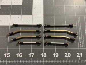 SCX24 High Clearance Brass 8 Links Setup Custom Length Ultra24 Microshark BOC 🔥 - Picture 1 of 12