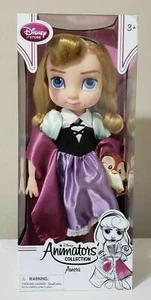 DISNEY AURORA ANIMATOR DOLL TODDLER w PET OWL AUTHENTIC NIB - Picture 1 of 4