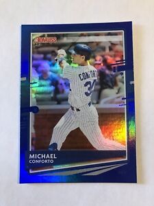 Michael Conforto 2020 Panini Donruss Holo Blue #63 NY Mets