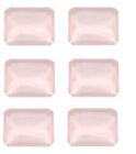 15Pcs Natural Pink Chalcedony 8x10mm Octagon Faceted Cut Loose Handmade Gemstone