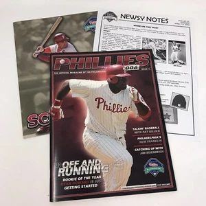 Philadelphia Phillies 2006 Issue #1 Program Magazine Ryan Howard Scorecard - Picture 1 of 12