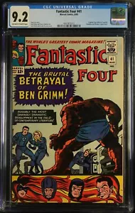 Fantastic Four #41 CGC 9.2 pagine da bianco sporco a bianco - Foto 1 di 2