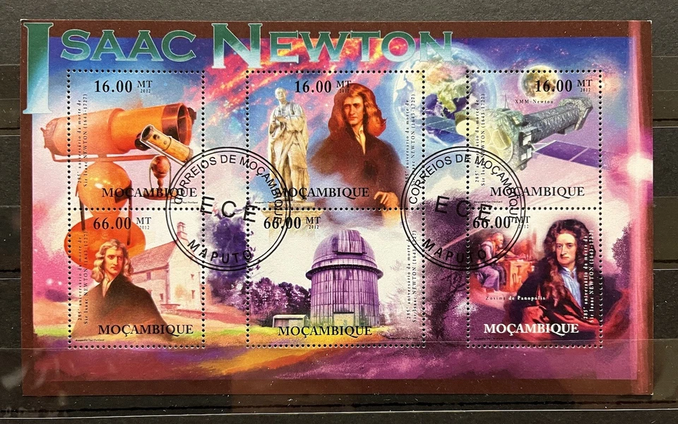 Isaac Newton - Timbres - sellos CTO - D109 Foto 1 de 1