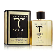 Territoire Gold 79 Eau de Parfum Spray for Men. Smooth & Spicy Scent. 3.4 fl.oz