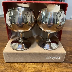 2 Beautiful Gorham Cordial Goblets Silver plate - Picture 1 of 2