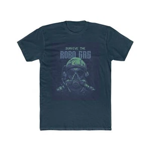 Survive the Robo Gas Herren Baumwolle Crew T-Shirt - Bild 1 von 3